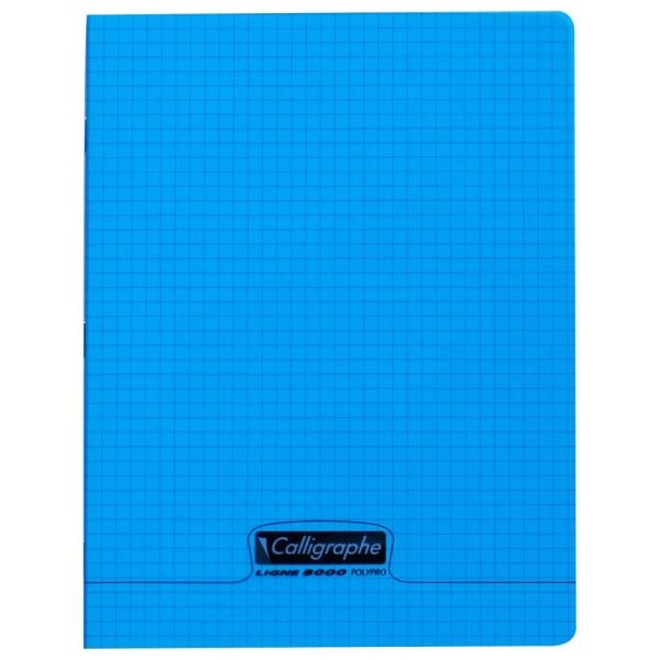 Cahier piqu&eacute; 8000 POLYPRO 17&times;22 cm 192 pages petits carreaux 90 g