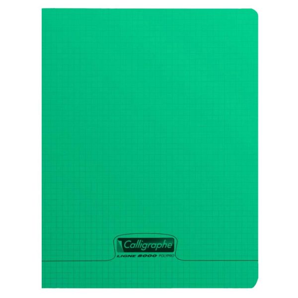Cahier piqu&eacute; 8000 POLYPRO 17&times;22 cm 192 pages petits carreaux 90 g