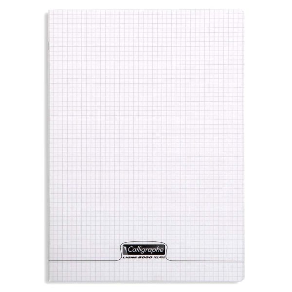 Cahier piqu&eacute; 8000 POLYPRO A4 192 pages petits carreaux 90 g