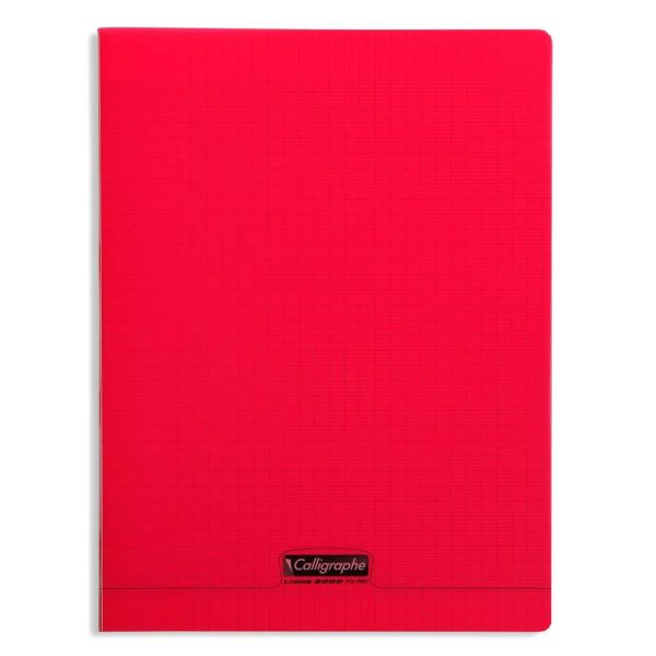 Cahier piqu&eacute; 8000 POLYPRO A4 192 pages grands carreaux 90 g