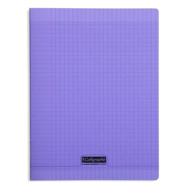 Cahier piqu&eacute; 8000 POLYPRO A4 192 pages grands carreaux 90 g