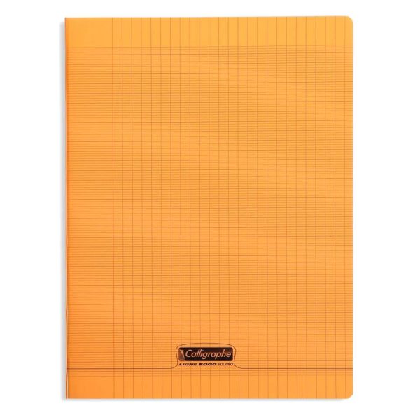 Cahier piqu&eacute; 8000 POLYPRO A4 192 pages grands carreaux 90 g