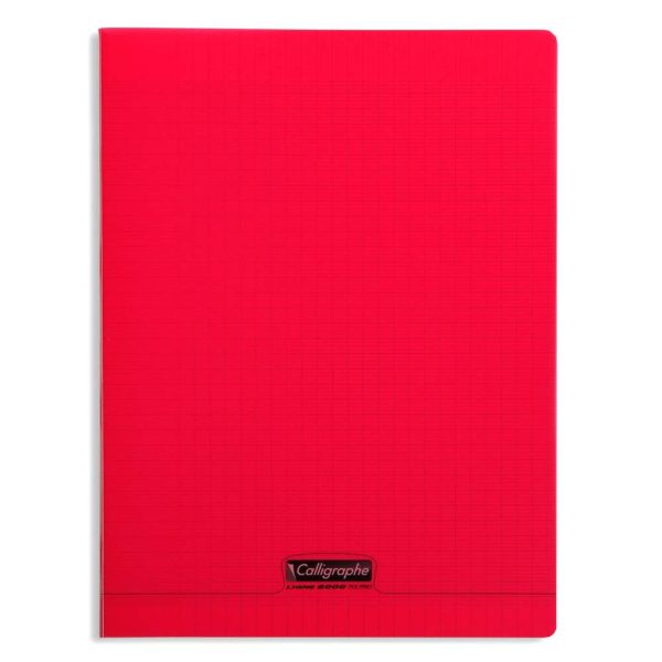 Cahier piqu&eacute; 8000 POLYPRO 24&times;32 cm 192 pages grands carreaux 90 g