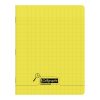 Cahier piqu&eacute; 8000 POLYPRO D&eacute;ficients visuels 17x22 cm 48 pages grands carreaux 2,5mm agrandi 10/10 90 g