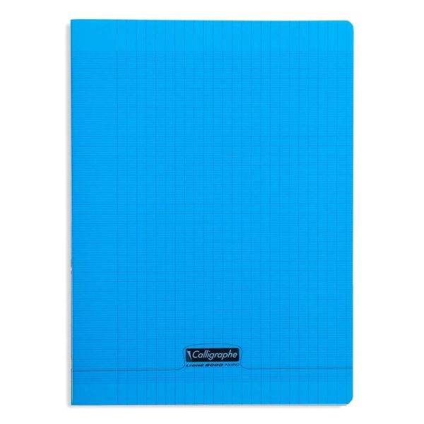 Cahier piqu&eacute; 8000 POLYPRO 24&times;32 cm 192 pages grands carreaux 90 g