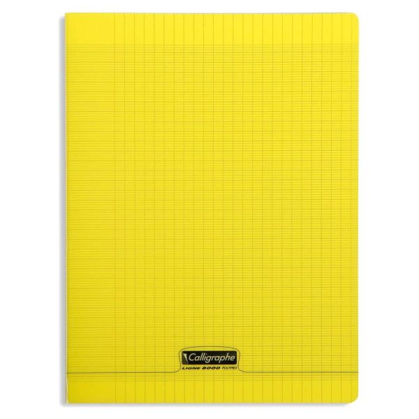 Cahier piqu&eacute; 8000 POLYPRO 24&times;32 cm 192 pages grands carreaux 90 g