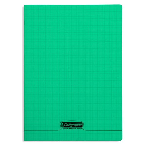 Cahier piqu&eacute; 8000 POLYPRO 24&times;32 cm 192 pages petits carreaux 90 g