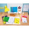 Cahier piqu&eacute; 8000 POLYPRO 24x32 cm 192 pages petits carreaux 90 g