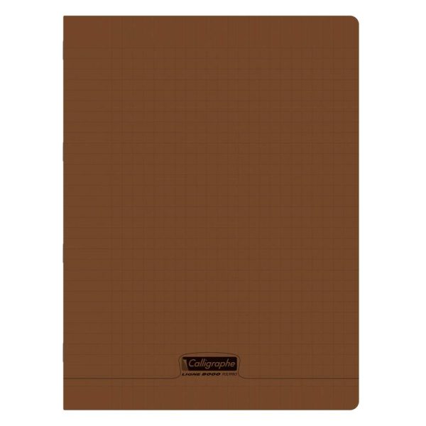 Cahier piqu&eacute; 8000 POLYPRO 24&times;32 cm 96 pages grands carreaux 90 g