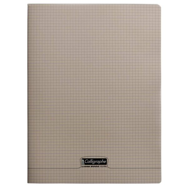Cahier piqu&eacute; 8000 POLYPRO 24&times;32 cm 48 pages petits carreaux 90 g