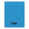 Cahier piqu&eacute; 8000 POLYPRO D&eacute;ficients visuels 17x22 cm 96 pages grands carreaux 2,5mm agrandi 10/10 90 g