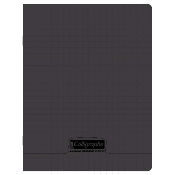 Cahier piqu&eacute; 8000 POLYPRO 17&times;22 cm 192 pages grands carreaux 90 g