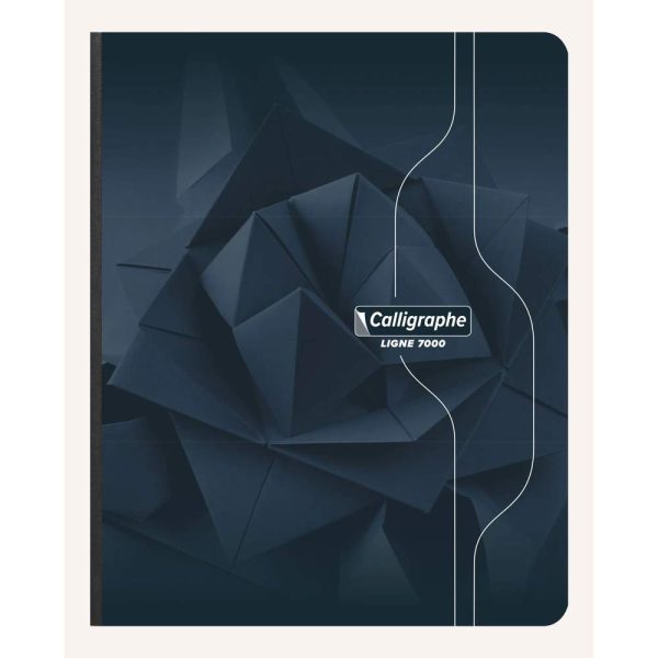 Cahier brochure souple dos toil&eacute; 7000 17&times;22 cm 192 pages grands carreaux 70 g