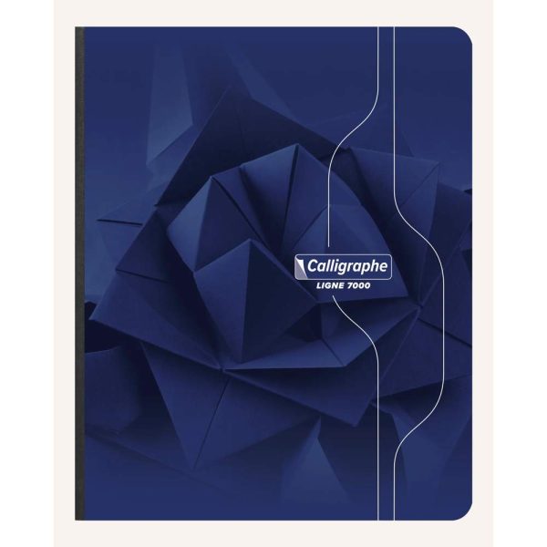 Cahier brochure souple dos toil&eacute; 7000 17&times;22 cm 192 pages grands carreaux 70 g