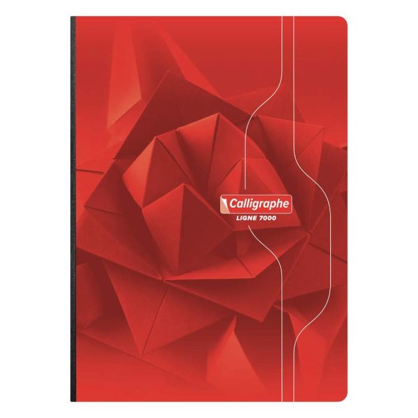 Cahier brochure souple dos toil&eacute; 7000 A4 288 pages grands carreaux 70 g