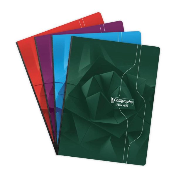 Cahier brochure souple dos toil&eacute; 7000 24&times;32 cm 192 pages grands carreaux 70 g