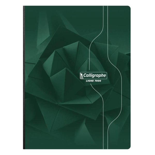 Cahier brochure souple dos toil&eacute; 7000 24&times;32 cm 192 pages grands carreaux 70 g