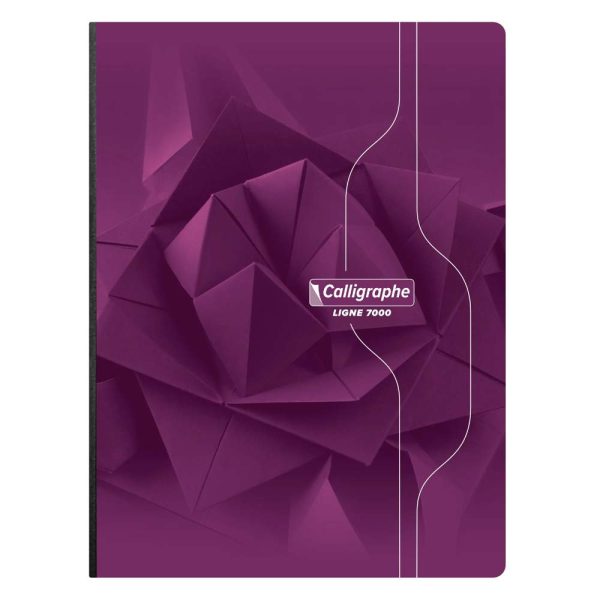 Cahier brochure souple dos toil&eacute; 7000 24&times;32 cm 288 pages grands carreaux 70 g