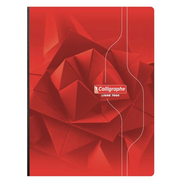 Cahier brochure souple dos toil&eacute; 7000 24&times;32 cm 288 pages petits carreaux 70 g