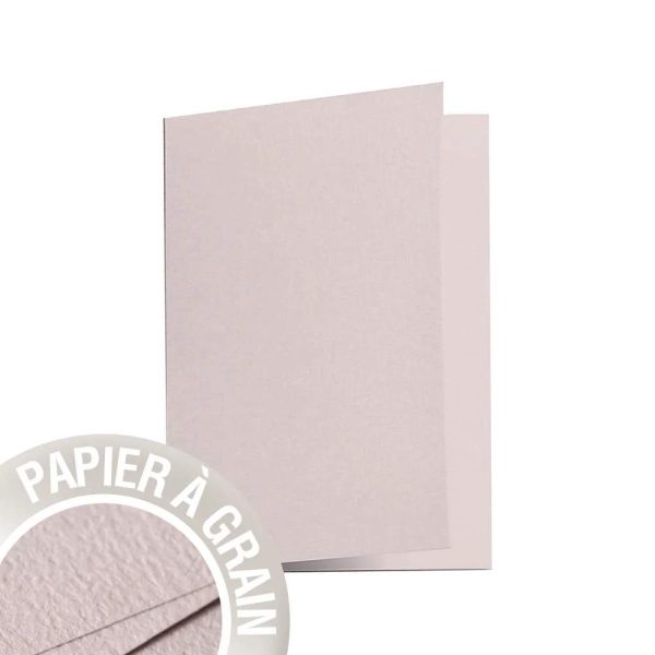 Paquet de 5 cartes pli&eacute;es Grain de Pollen 105x148mm 210g/m2