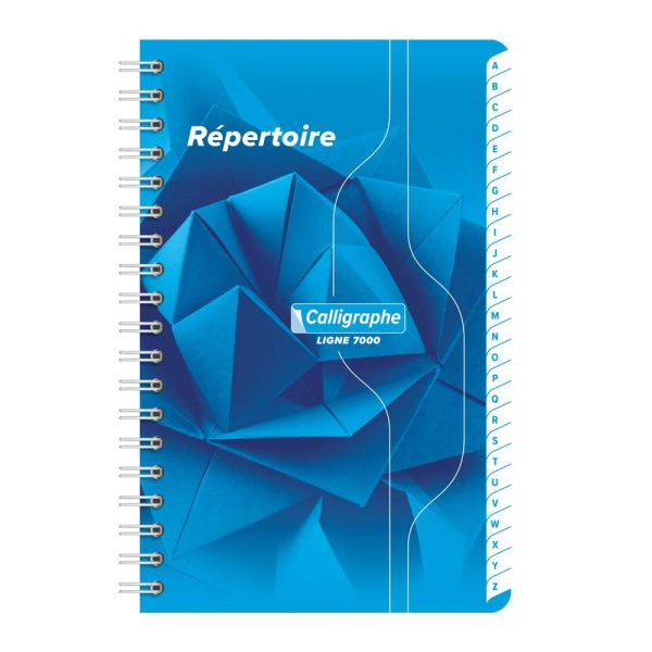 R&eacute;pertoire reliure int&eacute;grale 7000 11&times;17 cm 100 pages petits carreaux 70 g