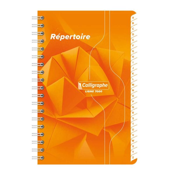 R&eacute;pertoire reliure int&eacute;grale 7000 11&times;17 cm 100 pages petits carreaux 70 g
