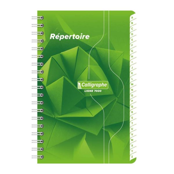 R&eacute;pertoire reliure int&eacute;grale 7000 11&times;17 cm 100 pages petits carreaux 70 g