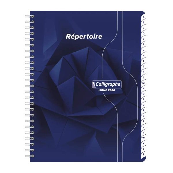 R&eacute;pertoire reliure int&eacute;grale 7000 17&times;22 cm 180 pages petits carreaux 70 g