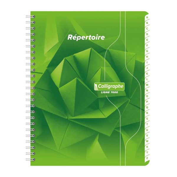 R&eacute;pertoire reliure int&eacute;grale 7000 17&times;22 cm 180 pages petits carreaux 70 g