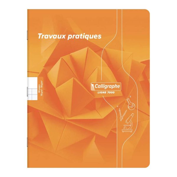 Cahier Travaux Pratiques piqu&eacute; 7000 17&times;22 cm 48 pages grands carreaux 70 g + uni 90 g