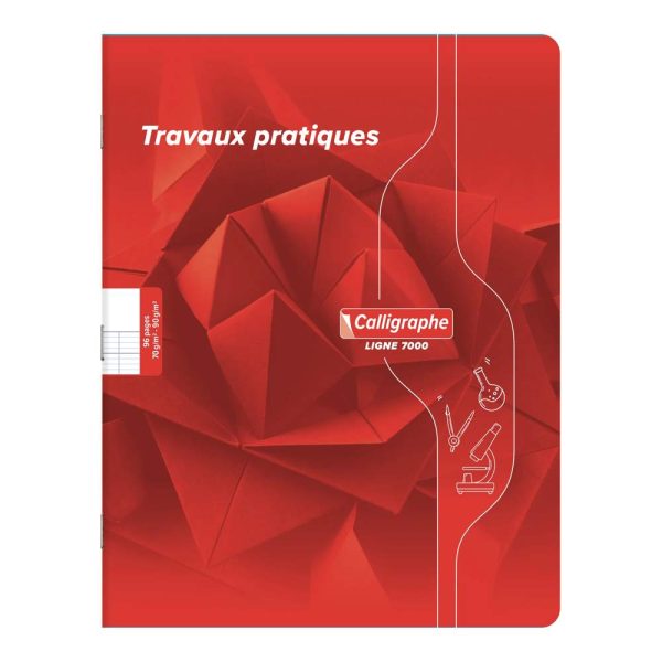 Cahier Travaux Pratiques piqu&eacute; 7000 17&times;22 cm 96 pages grands carreaux 70 g + uni 90 g