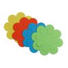 FORMES A DECORER, Sachet de 20 formes 130g/m2 au format 17x16,5cm - Fleurs