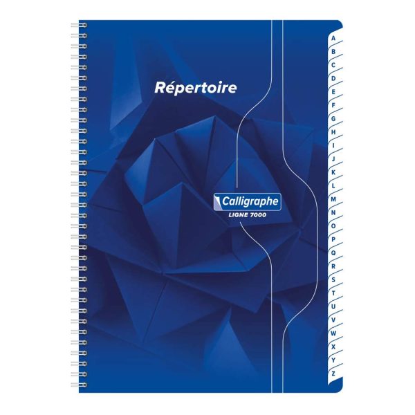 R&eacute;pertoire reliure int&eacute;grale 7000 A4 180 pages petits carreaux 70 g