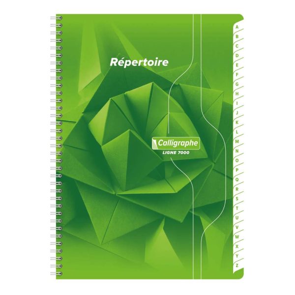 R&eacute;pertoire reliure int&eacute;grale 7000 A4 180 pages petits carreaux 70 g