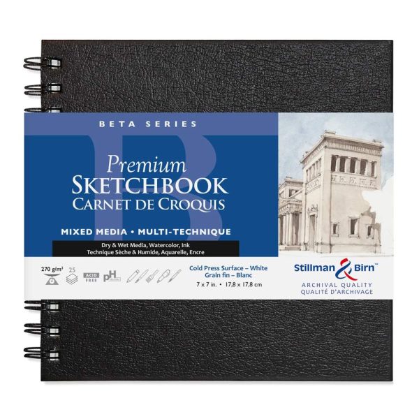 Beta Series carnet spiral&eacute; 25F 17,8&times;17,8cm 270g