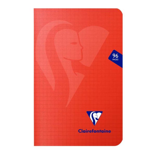 Carnet piqu&eacute; Mimesys A5 96 pages petits carreaux Couleur al&eacute;atoire