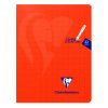 Cahier piqu&eacute; Mimesys 17x22cm 32 pages grands carreaux 3mm agrandi 12/12 Couleur al&eacute;atoire