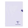Cahier piqu&eacute; Mimesys PASTEL A4 96 pages lign&eacute; couverture polypropyl&egrave;ne