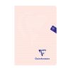 Carnet piqu&eacute; Mimesys PASTEL A5 96 pages lign&eacute; couverture polypropyl&egrave;ne