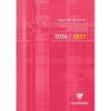 Agenda de bord mill&eacute;sim&eacute; enseignant 6 colonnes (48 cases/semaine) piqu&eacute; A4 112 pages Couleur al&eacute;atoire