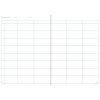 Agenda de bord mill&eacute;sim&eacute; enseignant 6 colonnes (48 cases/semaine) piqu&eacute; A4 112 pages Couleur al&eacute;atoire
