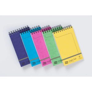 Major Pad Europa bloc reliure int&eacute;grale en-t&ecirc;te 20,2x12,7cm 300 pages lign&eacute; Couleur al&eacute;atoire