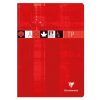 Cahier Travaux Pratiques piqu&eacute; A4 80 pages petits carreaux + uni Couleur al&eacute;atoire