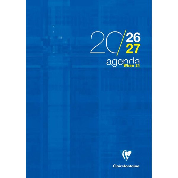 Agenda mill&eacute;sim&eacute; When 21 piq&ucirc;re A4 112 pages semaine sur 2 pages