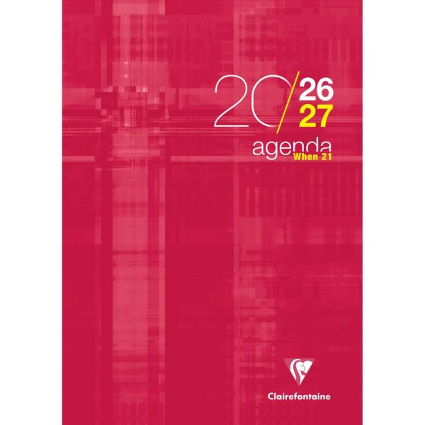 Agenda mill&eacute;sim&eacute; When 21 piq&ucirc;re A4 112 pages semaine sur 2 pages