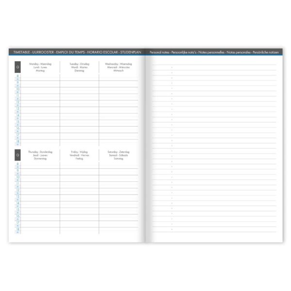Agenda mill&eacute;sim&eacute; When 21 piq&ucirc;re A4 112 pages semaine sur 2 pages