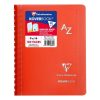 R&eacute;pertoire reliure int&eacute;grale enveloppante Koverbook 9x14cm 100 pages petits carreaux couverture polypropyl&egrave;ne transparent