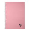 Cahier reliure int&eacute;grale Linicolor ESSENCE A4 100 pages grands carreaux couverture plastique polypropy&egrave;ne rainur&eacute;