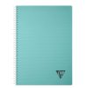 Cahier reliure int&eacute;grale Linicolor ESSENCE A4 180 pages grands carreaux couverture plastique polypropy&egrave;ne rainur&eacute;