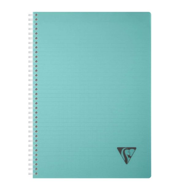 Cahier reliure int&eacute;grale Linicolor ESSENCE A4 180 pages grands carreaux couverture plastique polypropy&egrave;ne rainur&eacute;